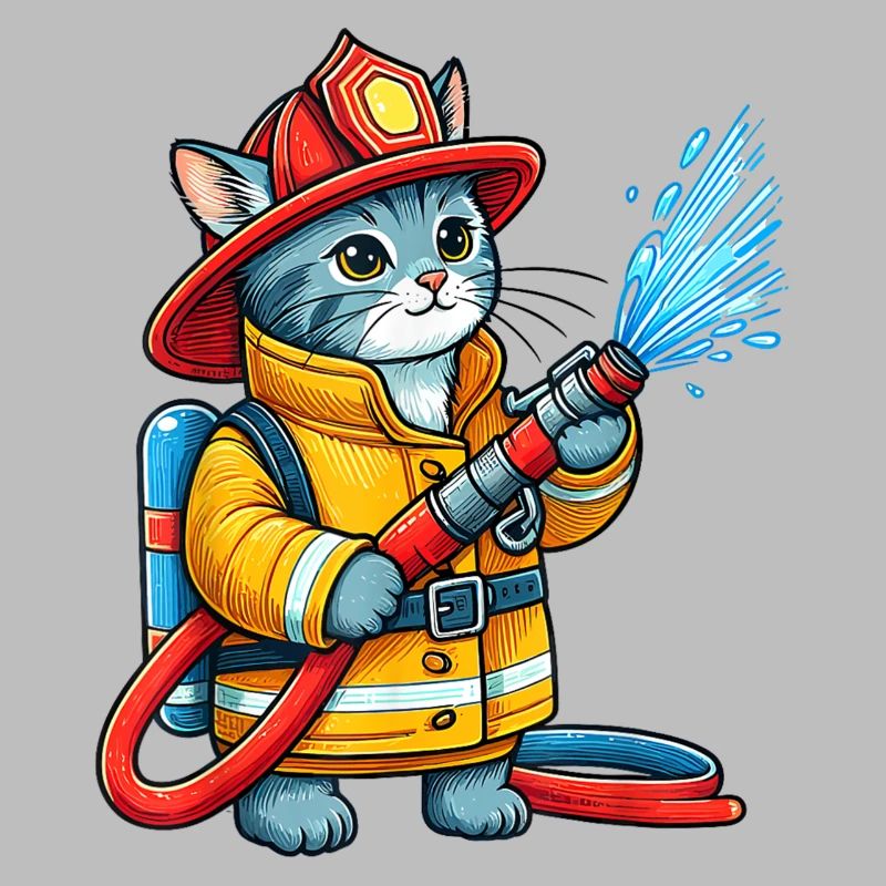 Chaton pompier Splash
