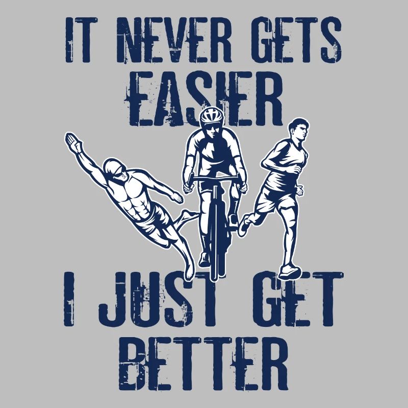 Ce ne sera jamais plus facile le triathlon