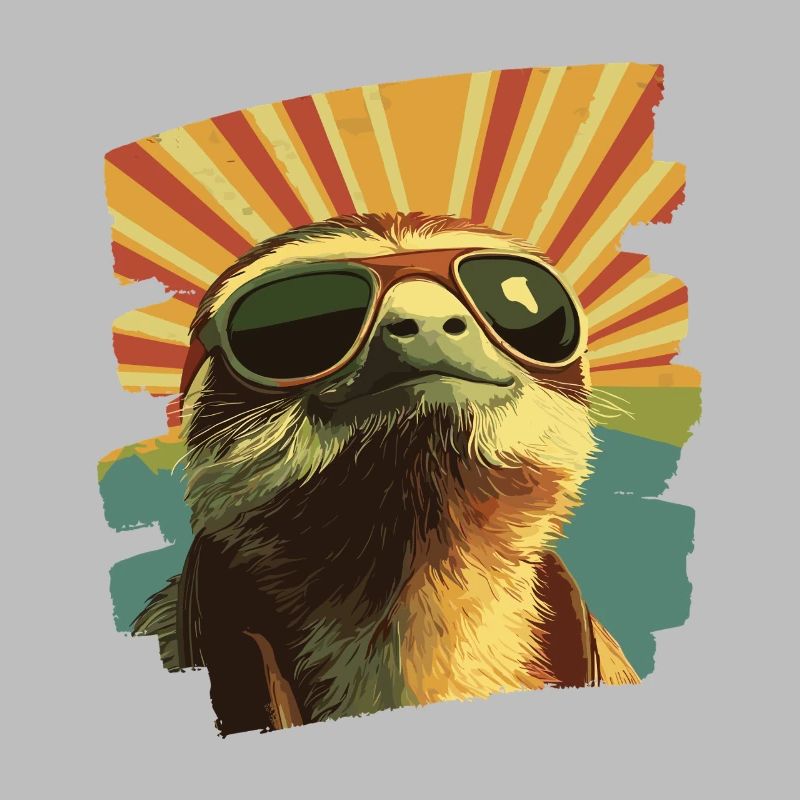 Faultier Retro