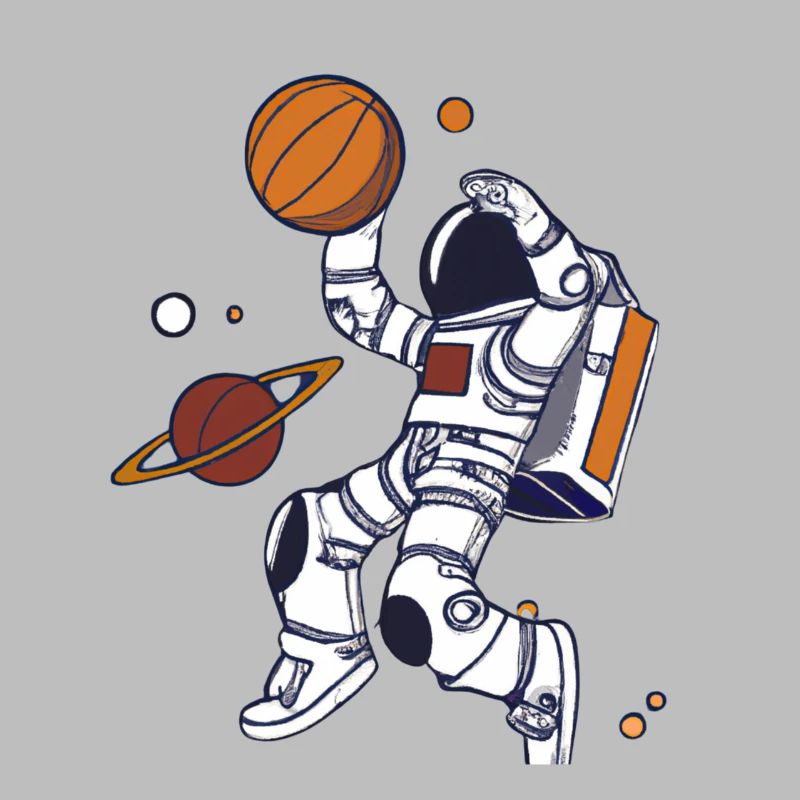 Astronaute Dunk Planète