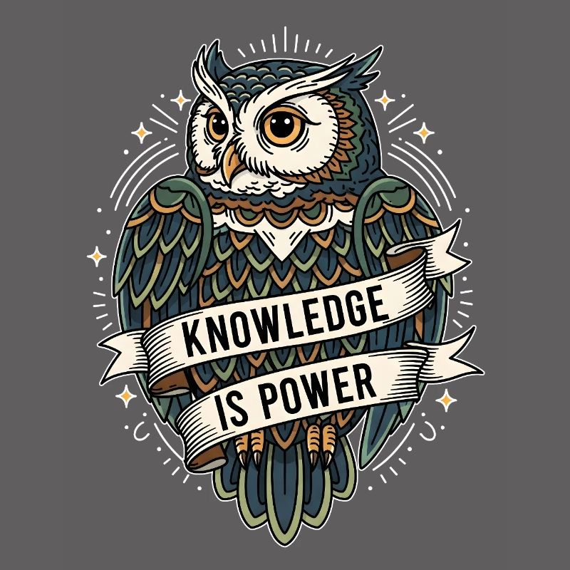 Knowledge Is Power Eule