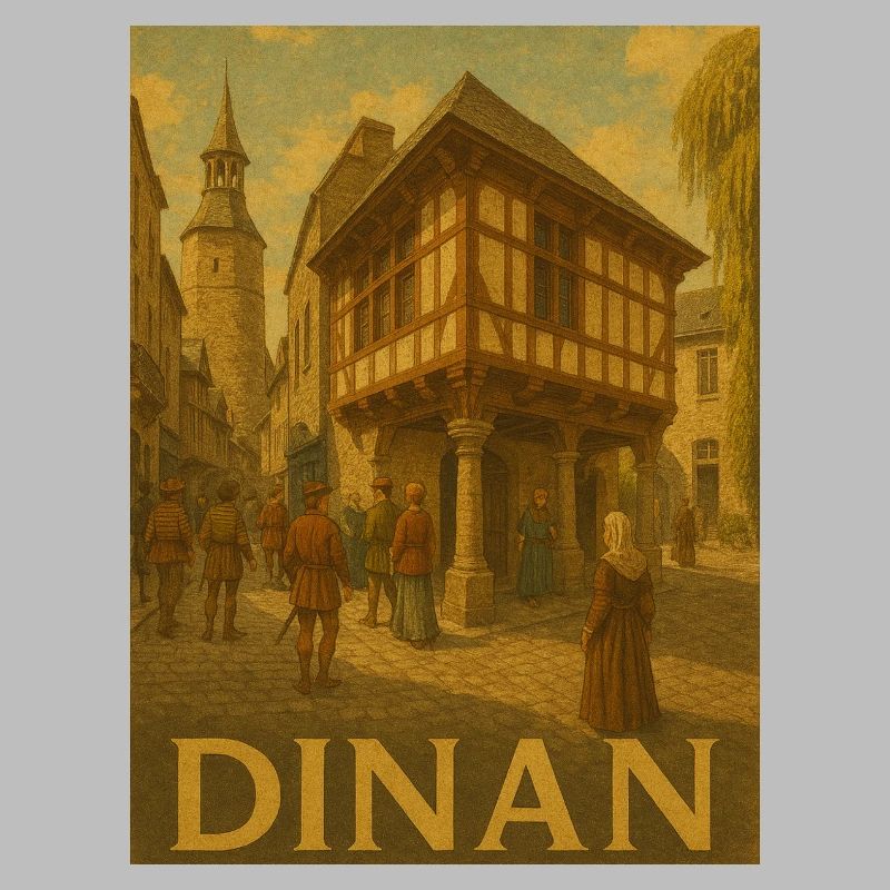 Mittelalterliches Stadtleben in Dinan