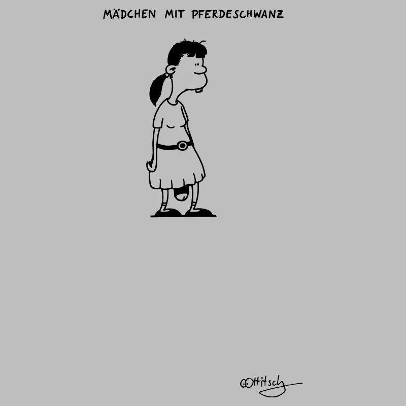 Mädchen mit Pferdeschwanz
