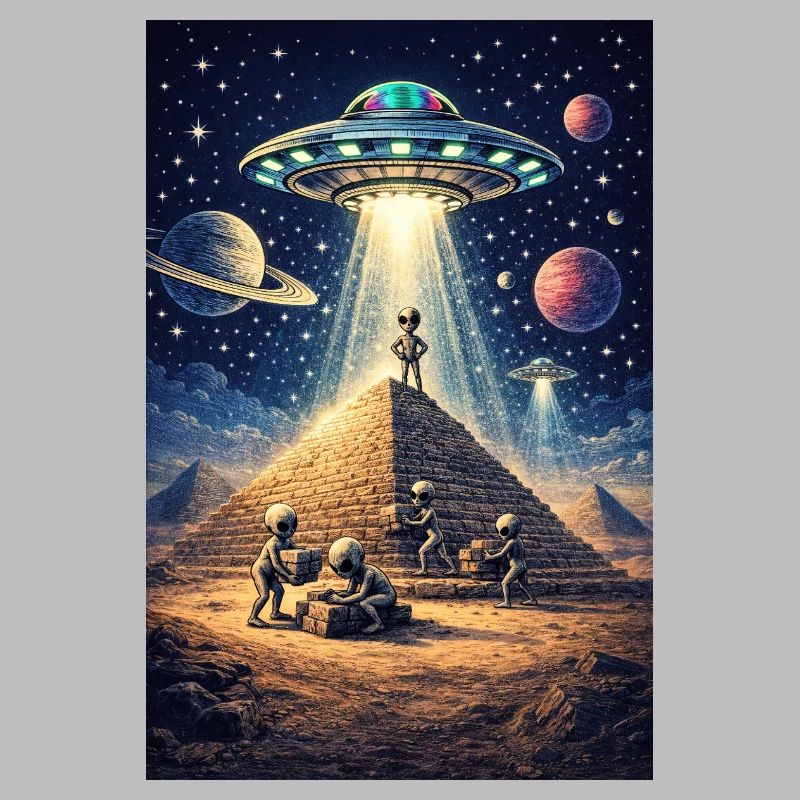 OVNI de la pyramide extraterrestre