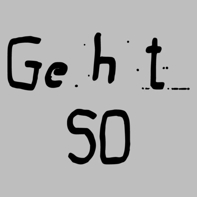 It goes like this