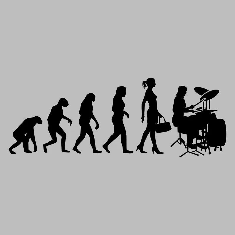 Evolution Schlagzeugerin Percussion Drummer