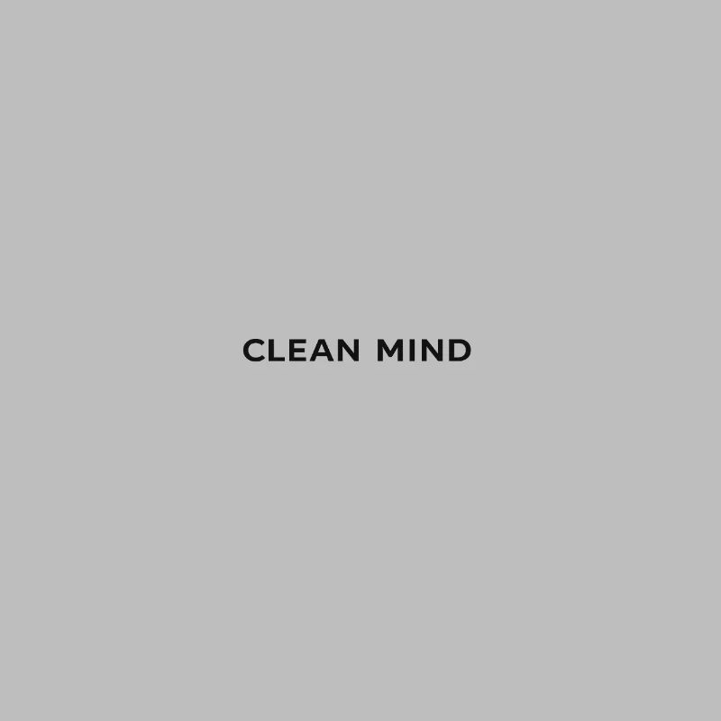 Clean Mind Minimal Typography