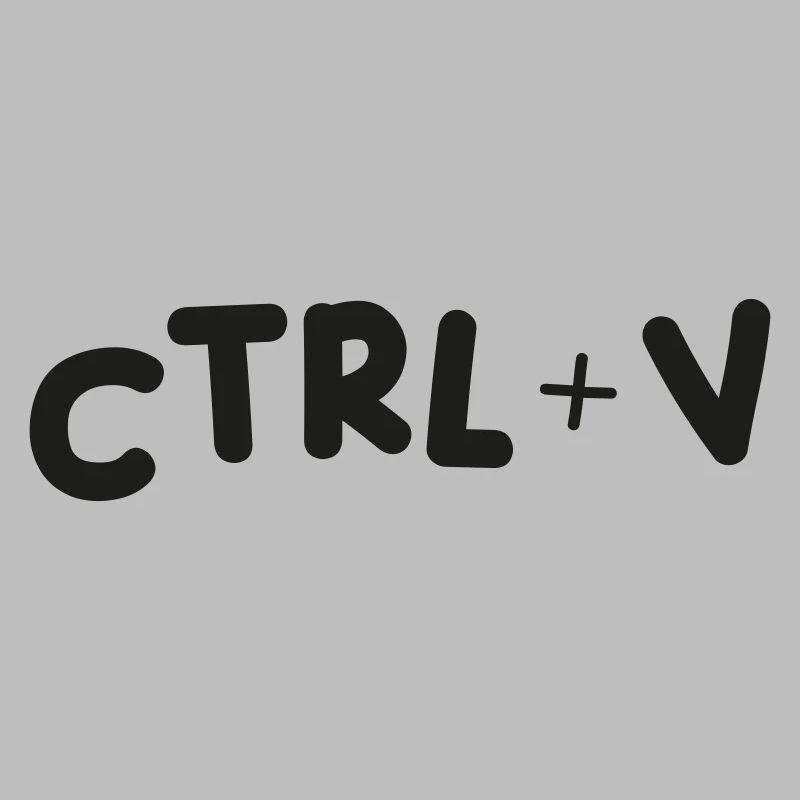 CTRL+V Paste -Gift for IT and Twins