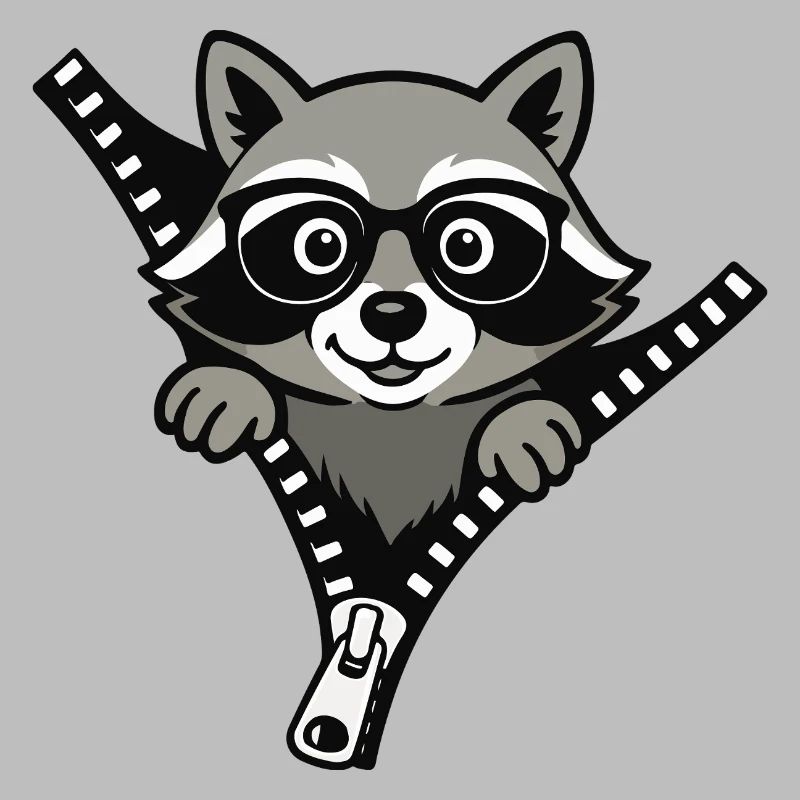 Neugieriger Waschbär