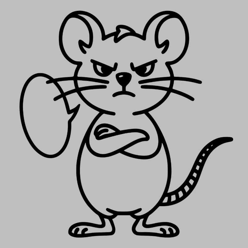 Mouse with speech bubble to personalize