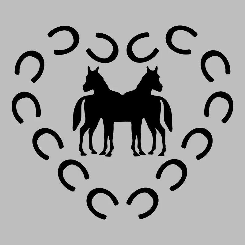 hufeisen pferd,herz