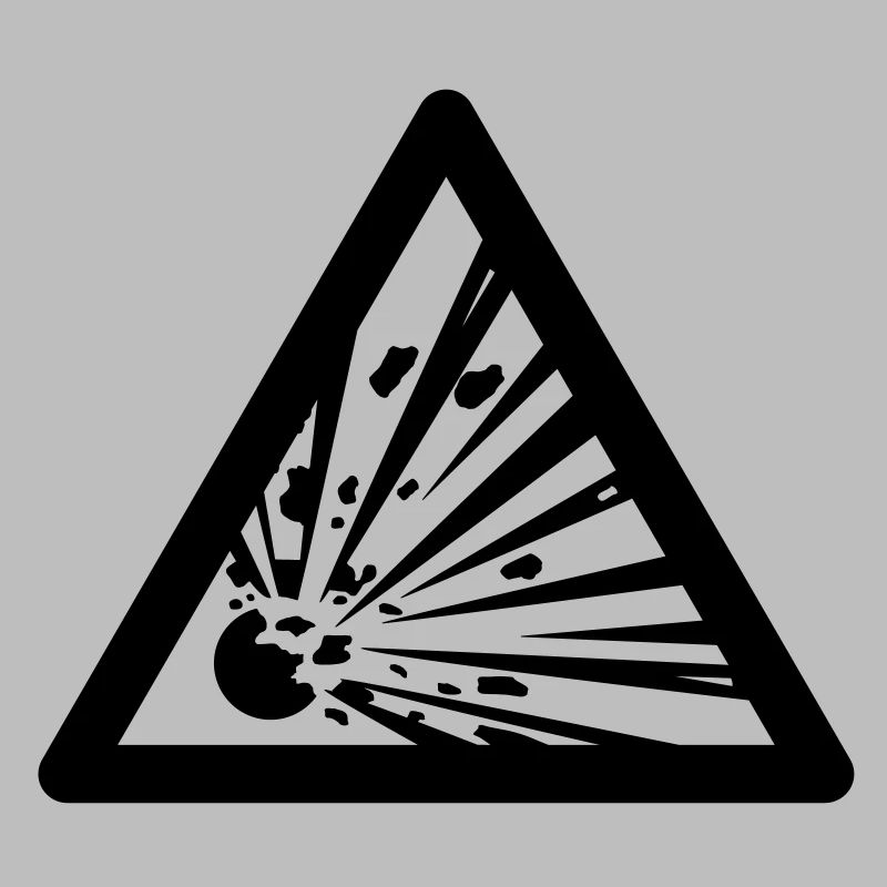 Symbole de danger - Explosifs