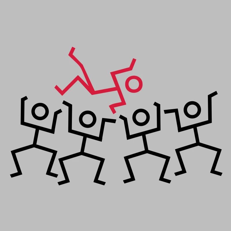 stagediving / stickfigures