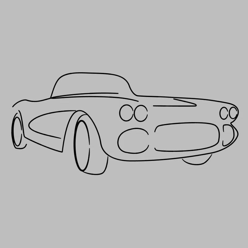 Oldtimer Cabrio Roadster Tribal