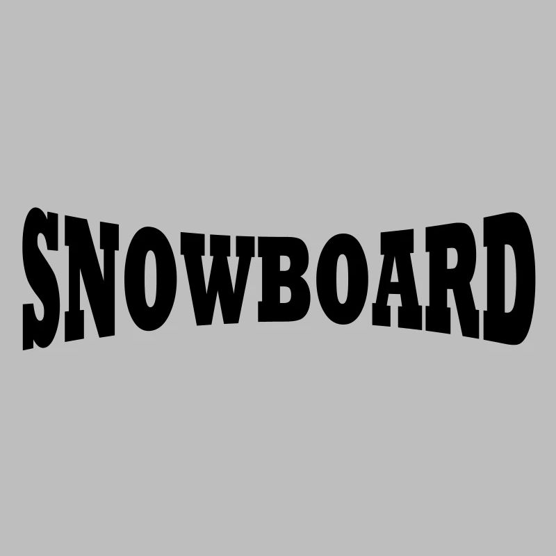 Snowboard Schriftzug