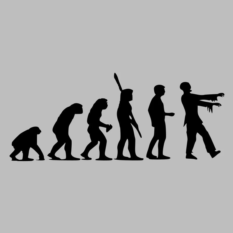 Zombie Evolution (monochrome)
