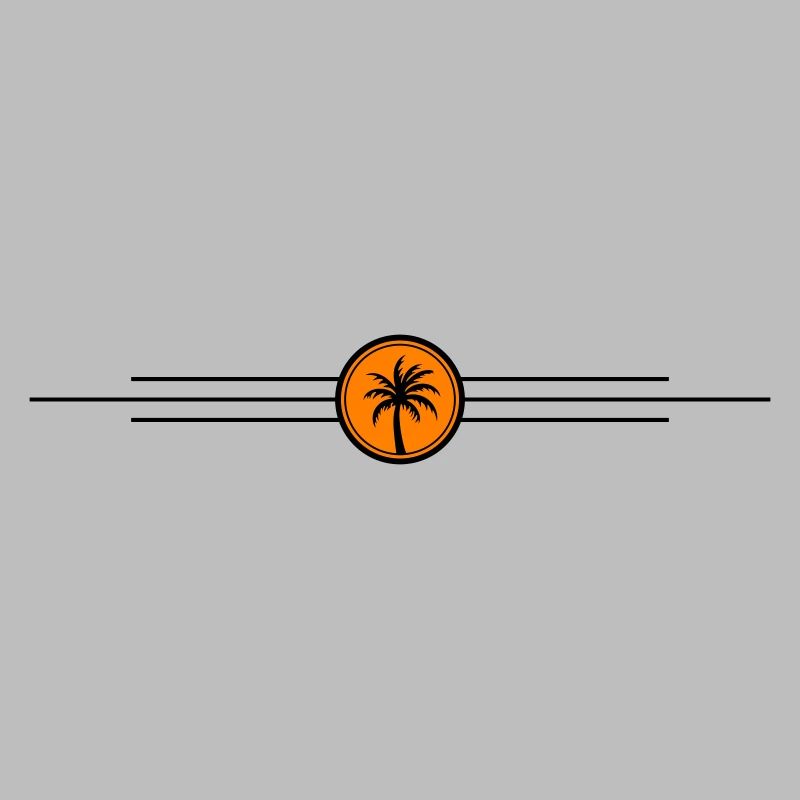 Icône de vacances de palmier