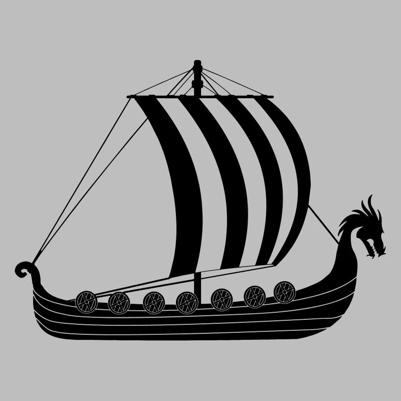 Wikinger-Drachenschiff