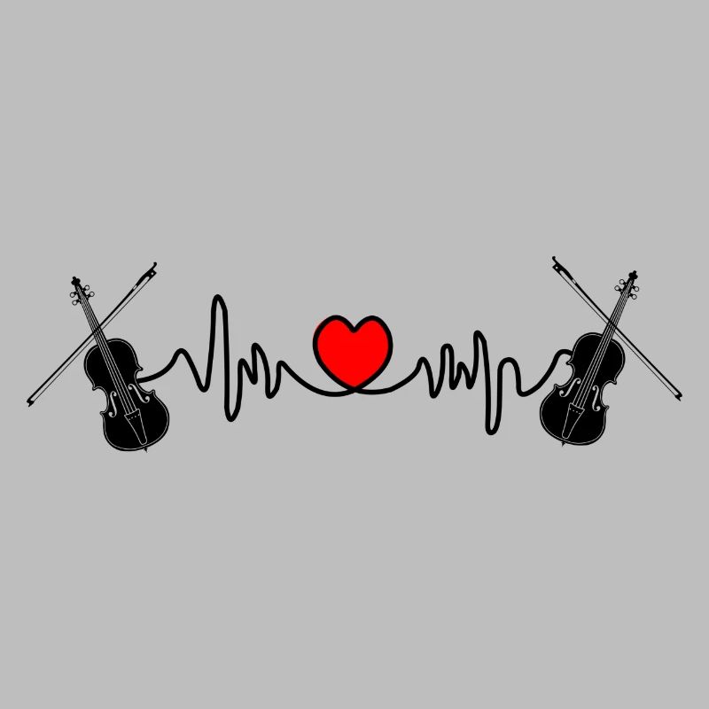 Cardio Herzfrequenz Violine