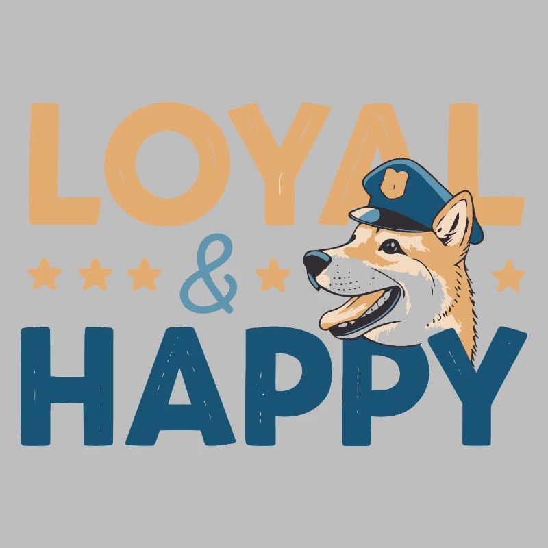 Loyal & Happy Graphic