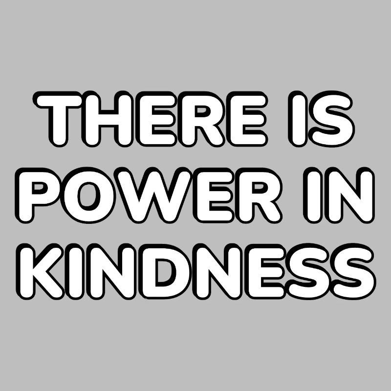 Power in Kindness Typography
