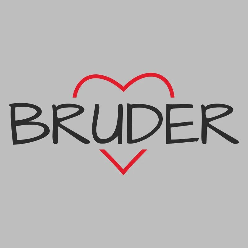 Bruder Herz Geschenk Geburtstag 
