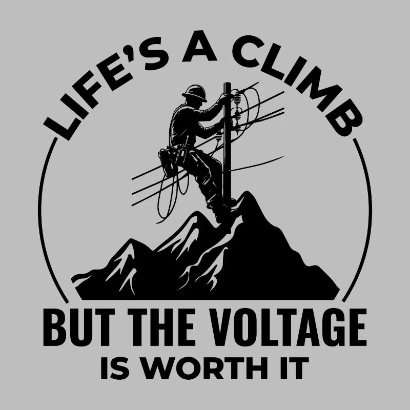 Lineman Voltage Climb Power Work Inspirational