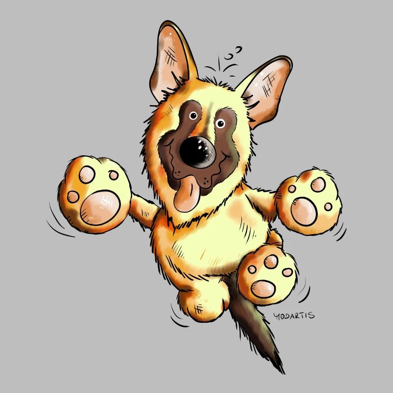 Funny German Shepherd