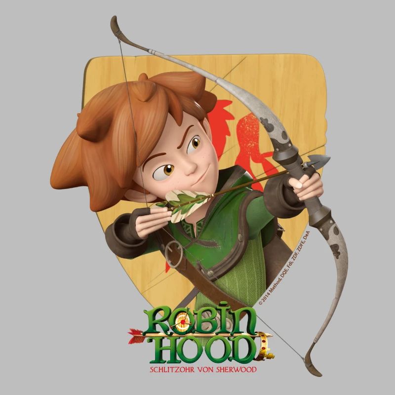 Robin des Bois tire avec son arc