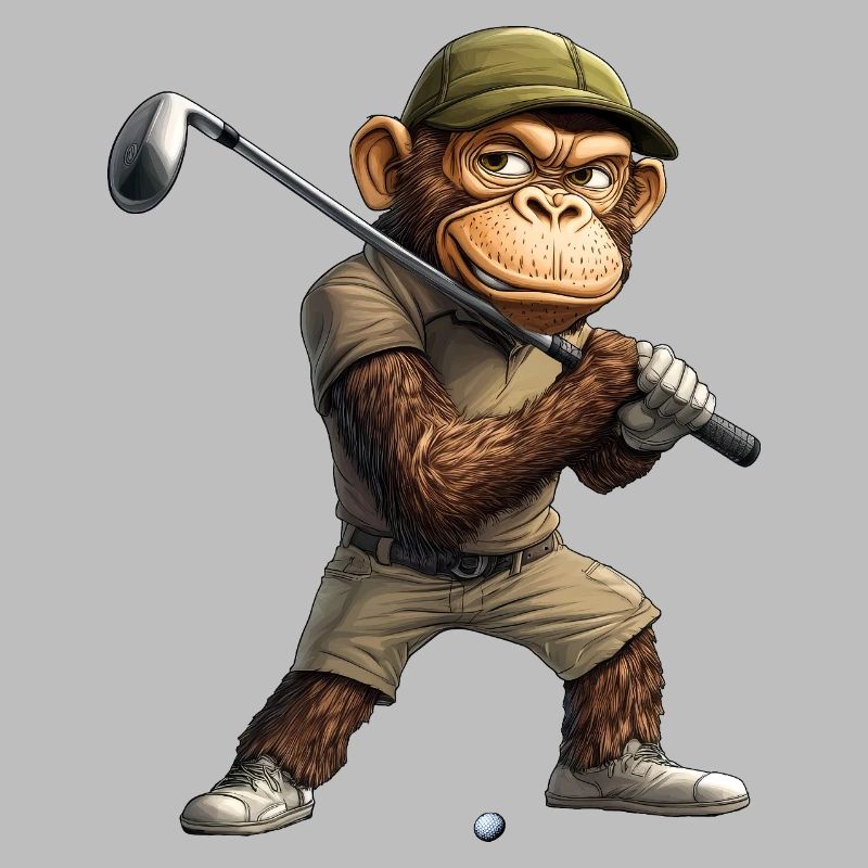 Monkey Golf / Golfer Monkey