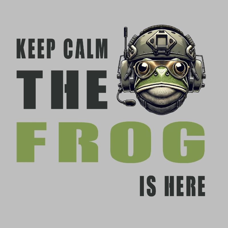 Kampffrosch – Keep Calm Style