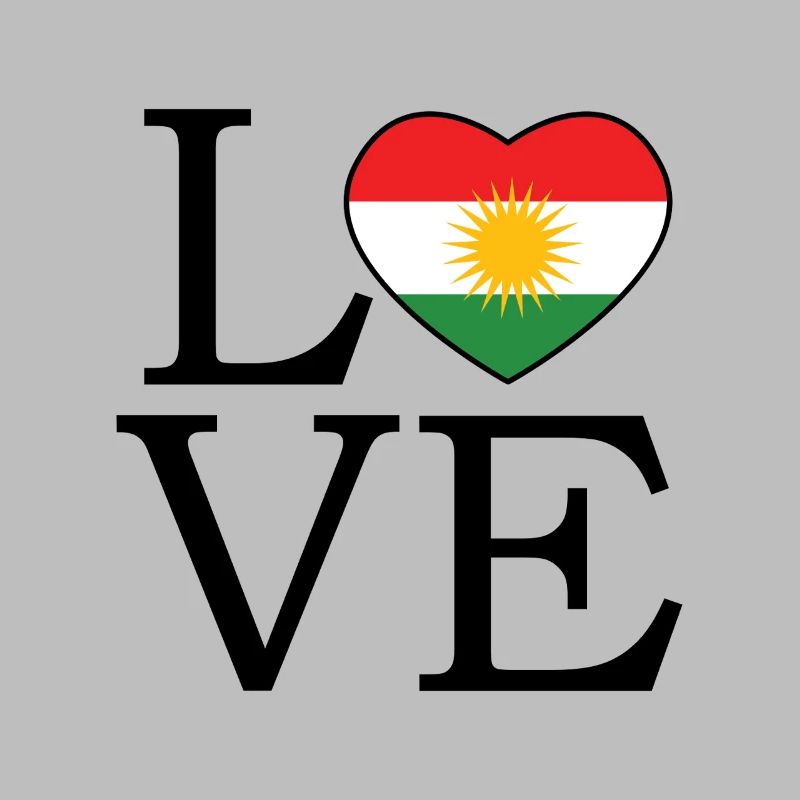 Kurdistan Flagge Bakur Bashur Rojava Rojhlt Newroz