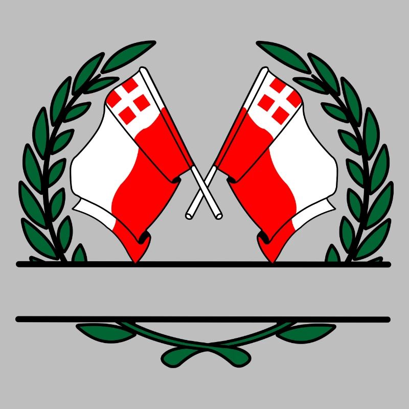 Drapeaux de la province d'Utrecht, bannière de couronne de laurier