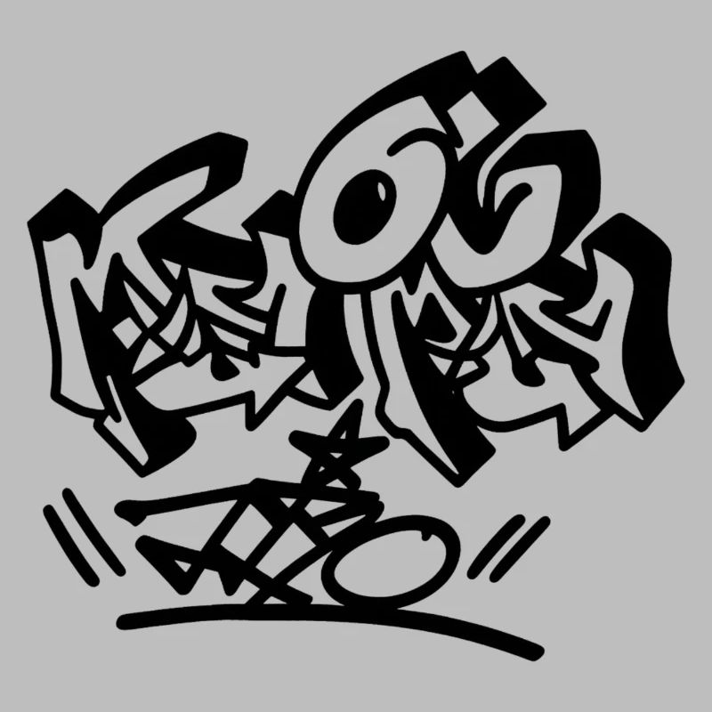 Explosive Graffiti Buchstaben