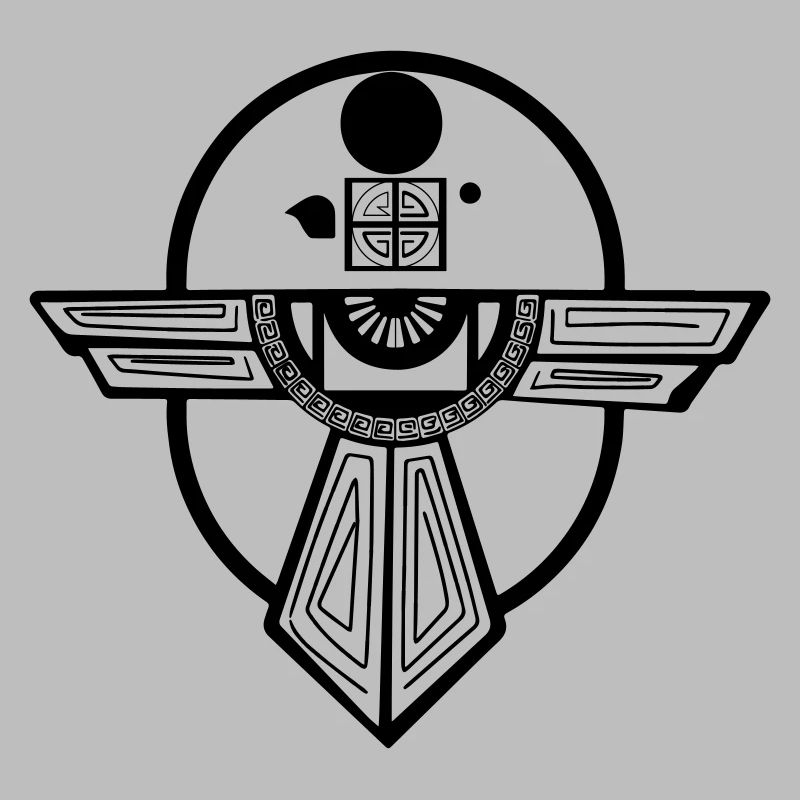 Ancient Thunderbird Totem Design