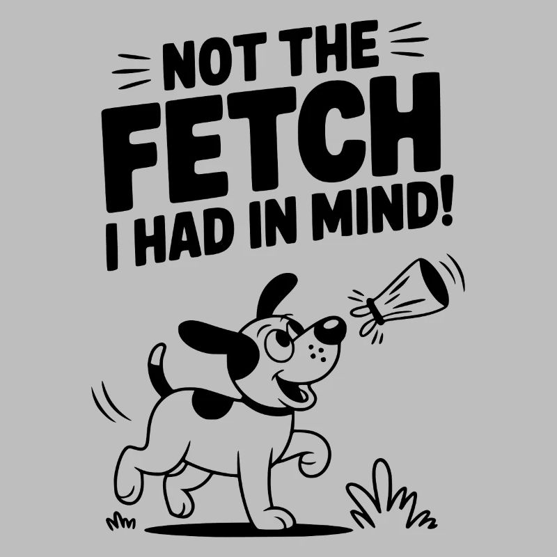 Fetching sticks with plastic bag