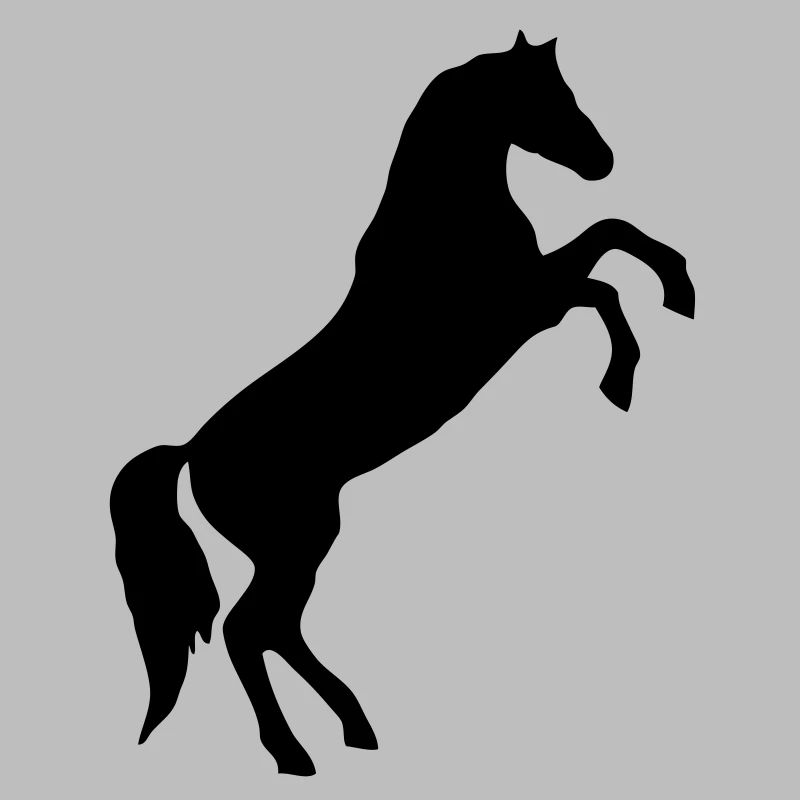 Steigendes Pferd / wildes Pferd