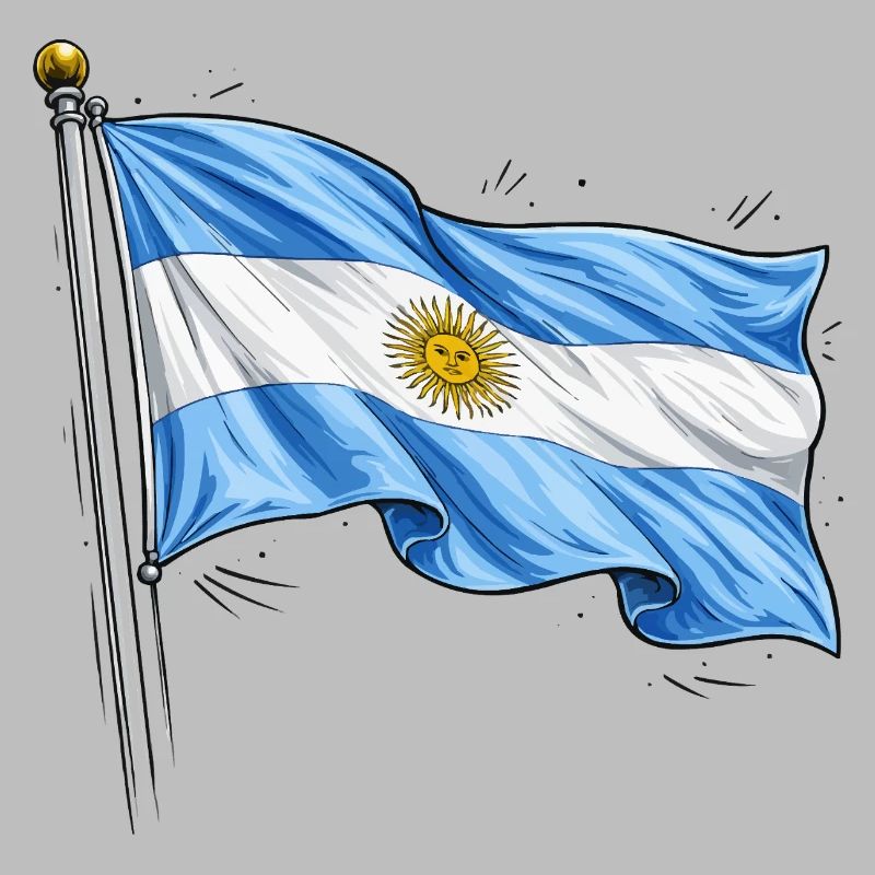 Drapeau de l’Argentine