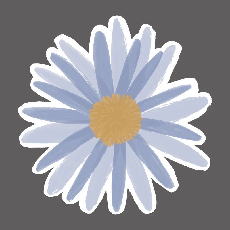 Blue Daisy Bloom Tee