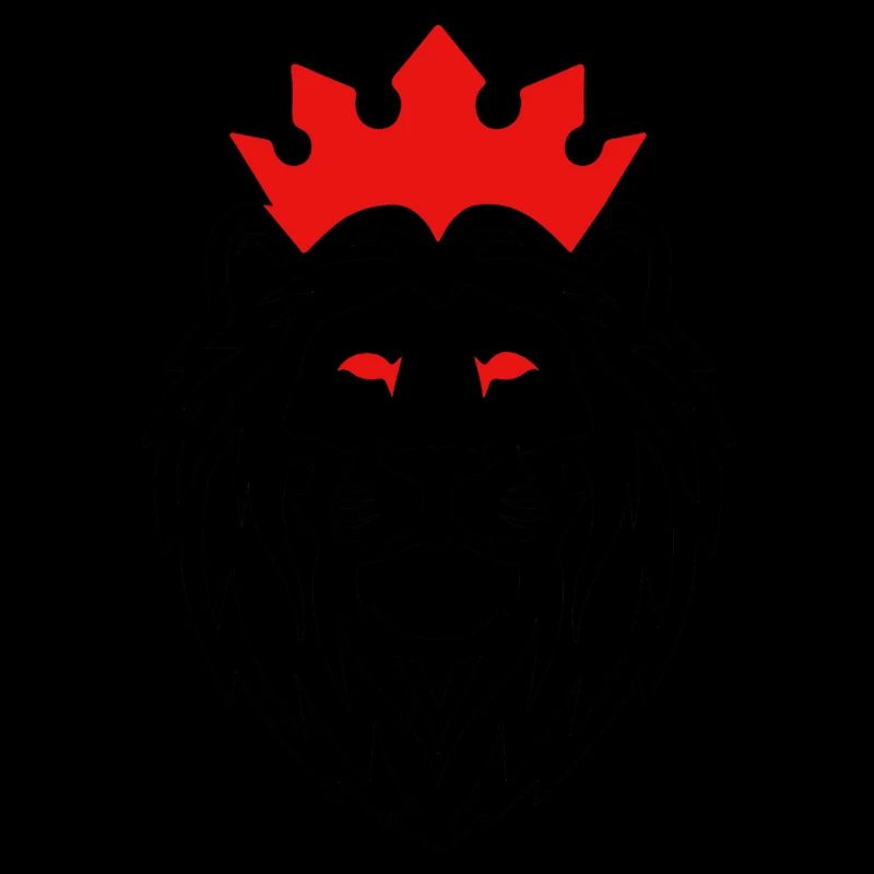 Minimalist Lion: Elegance and Power
