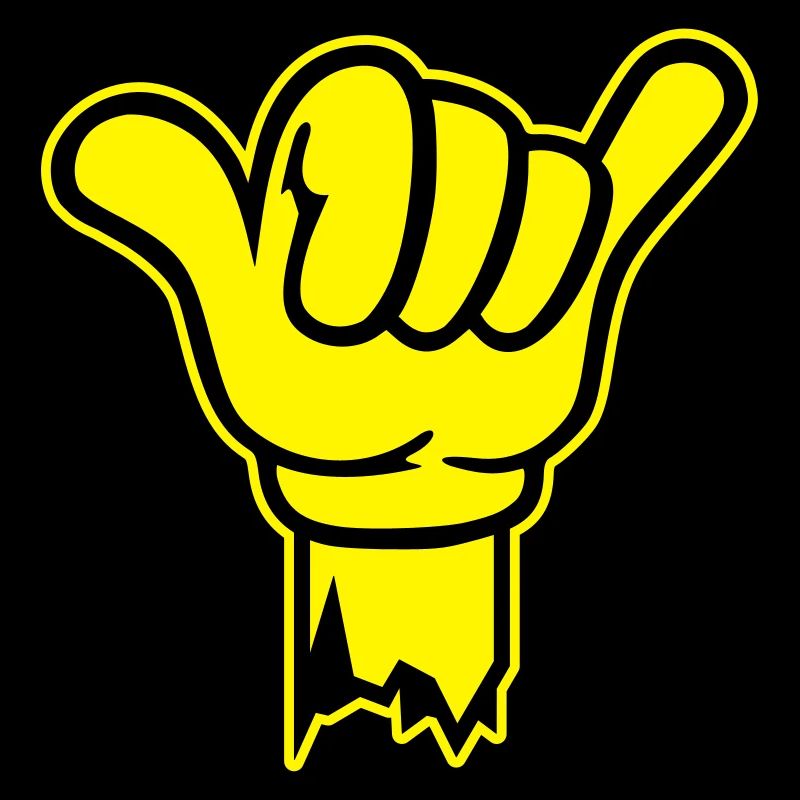 hand shaka finger