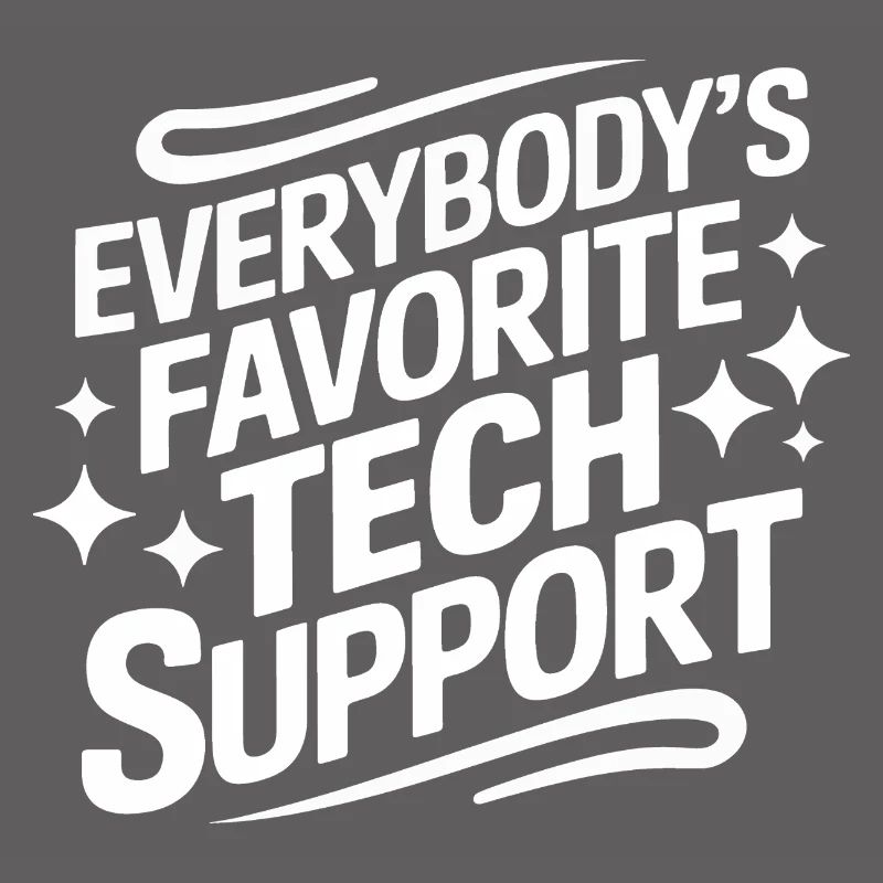Technischer Support Computerfreak Nerd