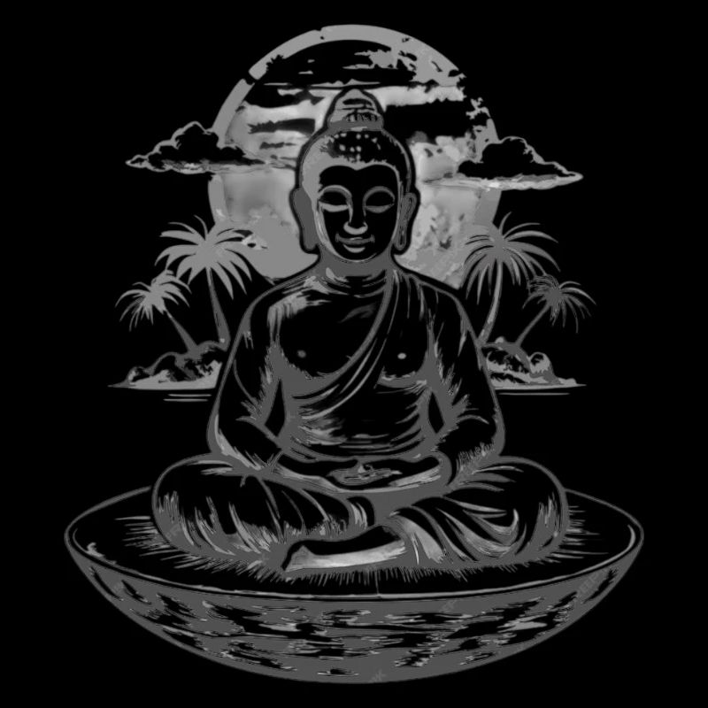 Buddha: Zen-Haltung
