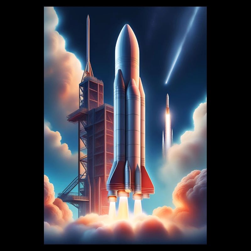 A realistic rocket launching design