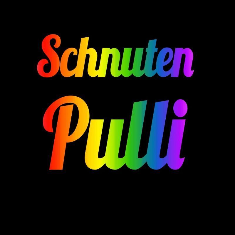 Schnutenpulli in Regenbogen Farben