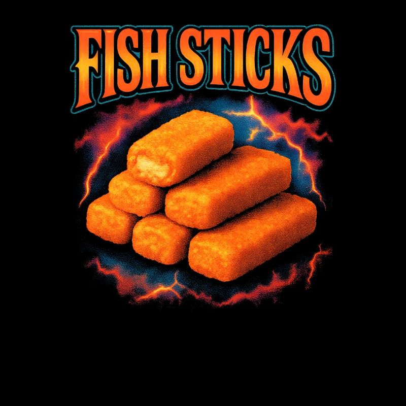 Bâtonnets de poisson Nourriture préférée Bizarre des années 90 Poissons Studs