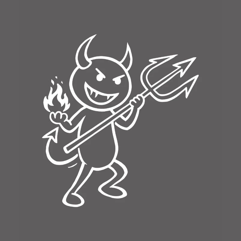 Devilish Flames - Devil with Flames