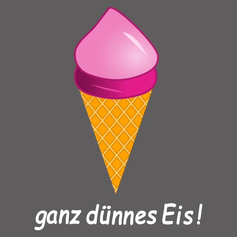 ganz dünnes Eis Eiscreme