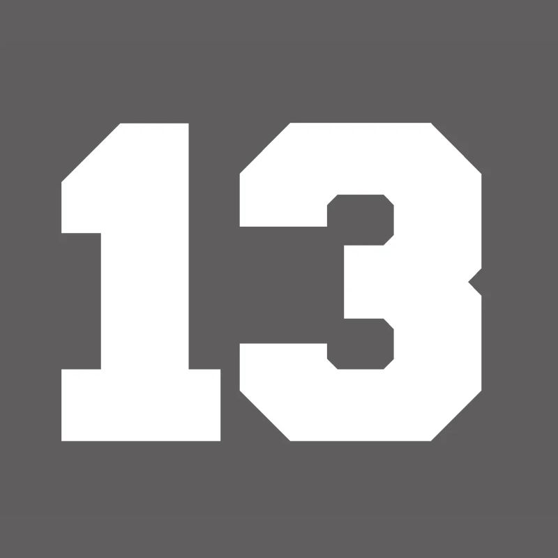 13 blanc