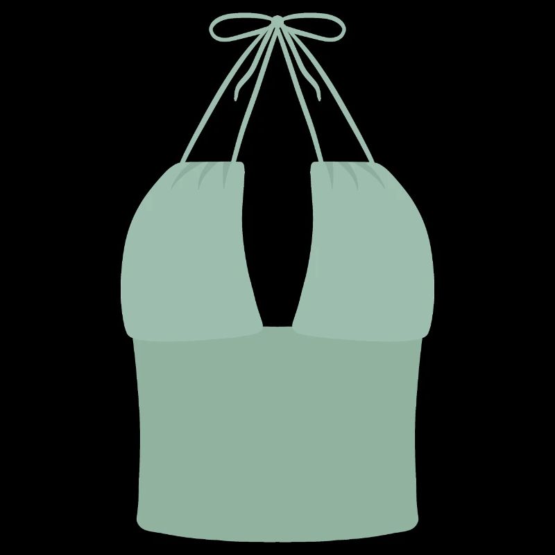Haut bikini Mint Halter